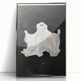 Watercolor Ghost Halloween Wall Art - Spooky Halloween Decoration