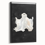 Watercolor Ghost Halloween Wall Art - Spooky Halloween Decoration