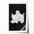 Watercolor Ghost Halloween Wall Art - Spooky Halloween Decoration