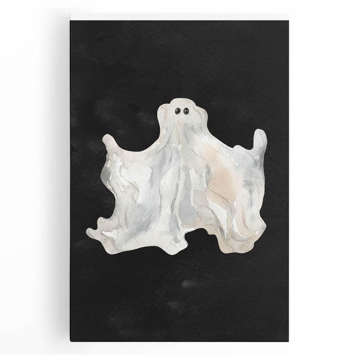 Watercolor Ghost Halloween Wall Art - Spooky Halloween Decoration