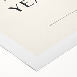 Minimalist Happy New Year Typography - New Year Wall Art Print