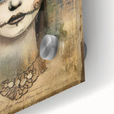 Ethereal Sugar Skull Woman – Día de los Muertos Wall Art