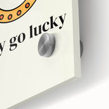 Happy Go Lucky Horseshoe – St. Patrick’s Day Wall Art & Irish Decor