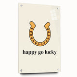 Happy Go Lucky Horseshoe – St. Patrick’s Day Wall Art & Irish Decor