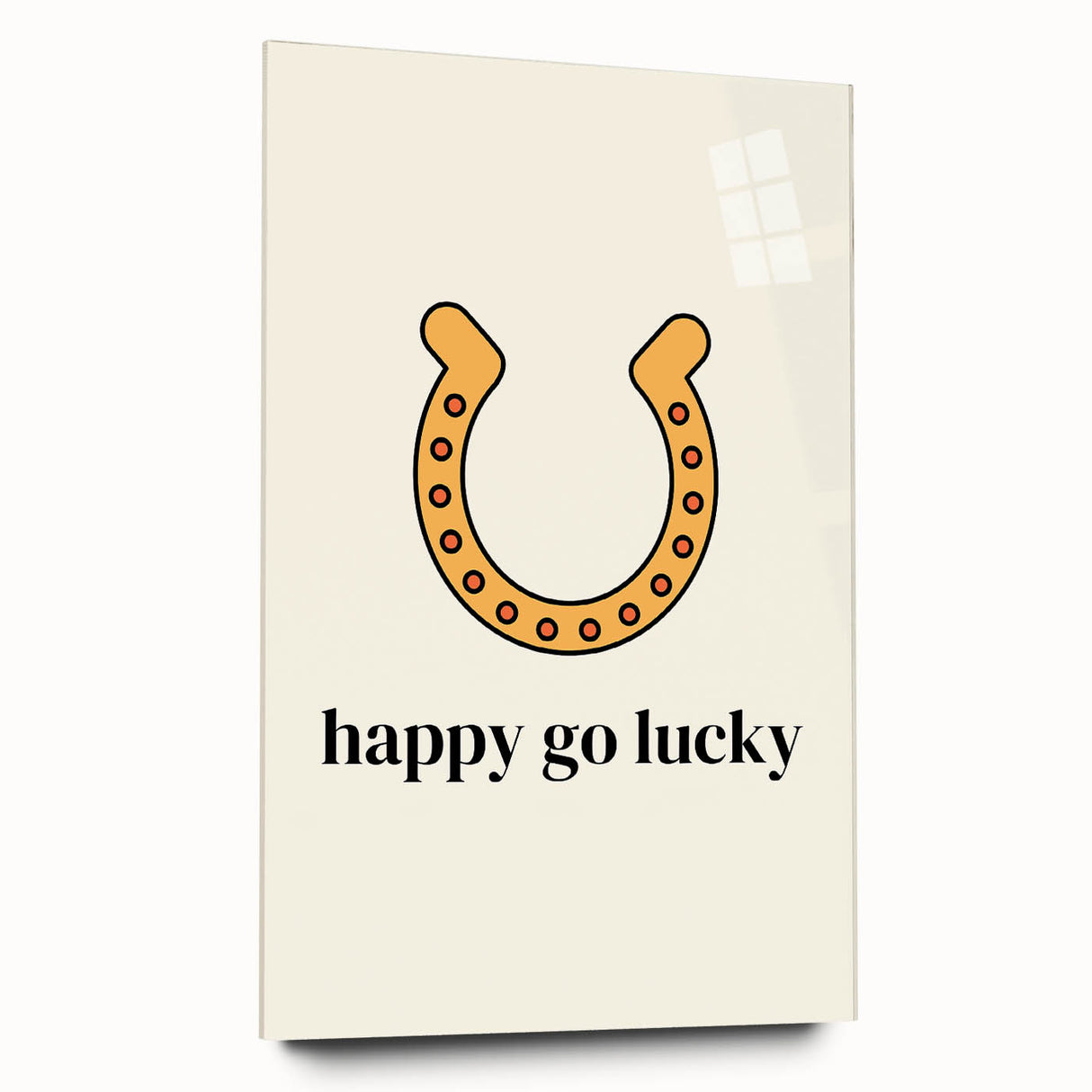 Happy Go Lucky Horseshoe – St. Patrick’s Day Wall Art & Irish Decor