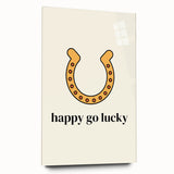 Happy Go Lucky Horseshoe – St. Patrick’s Day Wall Art & Irish Decor