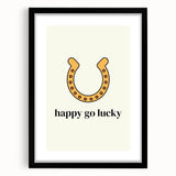 Happy Go Lucky Horseshoe – St. Patrick’s Day Wall Art & Irish Decor