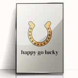 Happy Go Lucky Horseshoe – St. Patrick’s Day Wall Art & Irish Decor