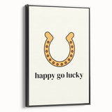 Happy Go Lucky Horseshoe – St. Patrick’s Day Wall Art & Irish Decor