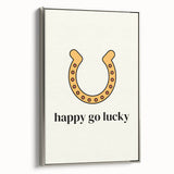 Happy Go Lucky Horseshoe – St. Patrick’s Day Wall Art & Irish Decor