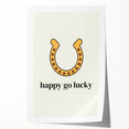 Happy Go Lucky Horseshoe – St. Patrick’s Day Wall Art & Irish Decor