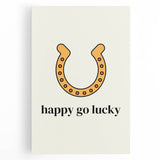 Happy Go Lucky Horseshoe – St. Patrick’s Day Wall Art & Irish Decor