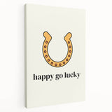 Happy Go Lucky Horseshoe – St. Patrick’s Day Wall Art & Irish Decor