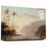 A Creek in St. Thomas - Tropical Landscape by Camille Pissarro