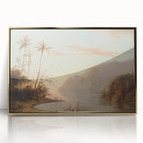 A Creek in St. Thomas - Tropical Landscape by Camille Pissarro