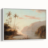 A Creek in St. Thomas - Tropical Landscape by Camille Pissarro