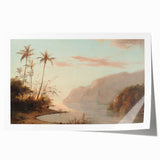 A Creek in St. Thomas - Tropical Landscape by Camille Pissarro