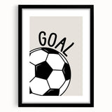 Soccer Goal - Boys Room Wall Art Kids Wall Art Prints