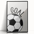 Soccer Goal - Boys Room Wall Art Kids Wall Art Prints