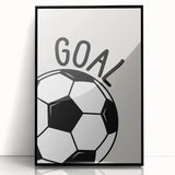 Soccer Goal - Boys Room Wall Art Kids Wall Art Prints