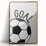 Soccer Goal - Boys Room Wall Art Kids Wall Art Prints