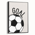 Soccer Goal - Boys Room Wall Art Kids Wall Art Prints