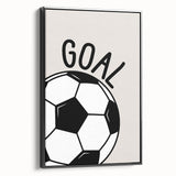 Soccer Goal - Boys Room Wall Art Kids Wall Art Prints