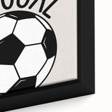 Soccer Goal - Boys Room Wall Art Kids Wall Art Prints