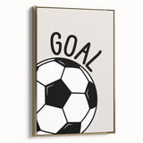 Soccer Goal - Boys Room Wall Art Kids Wall Art Prints