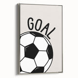 Soccer Goal - Boys Room Wall Art Kids Wall Art Prints