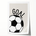 Soccer Goal - Boys Room Wall Art Kids Wall Art Prints
