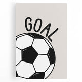 Soccer Goal - Boys Room Wall Art Kids Wall Art Prints