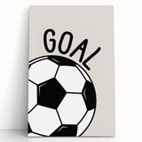 Soccer Goal - Boys Room Wall Art Kids Wall Art Prints
