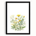 Botanical Girls Room Wall Art – Floral Nursery Print