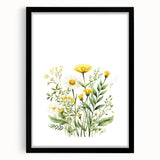 Botanical Girls Room Wall Art – Floral Nursery Print