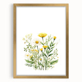 Botanical Girls Room Wall Art – Floral Nursery Print