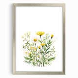 Botanical Girls Room Wall Art – Floral Nursery Print