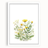 Botanical Girls Room Wall Art – Floral Nursery Print