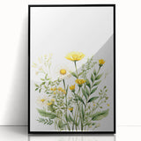 Botanical Girls Room Wall Art – Floral Nursery Print