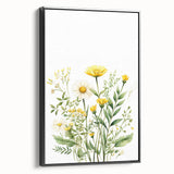 Botanical Girls Room Wall Art – Floral Nursery Print