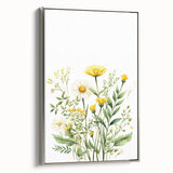 Botanical Girls Room Wall Art – Floral Nursery Print
