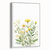 Botanical Girls Room Wall Art – Floral Nursery Print