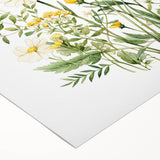 Botanical Girls Room Wall Art – Floral Nursery Print