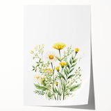 Botanical Girls Room Wall Art – Floral Nursery Print