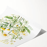 Botanical Girls Room Wall Art – Floral Nursery Print