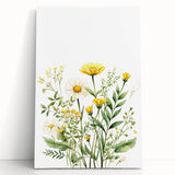 Botanical Girls Room Wall Art – Floral Nursery Print