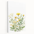 Botanical Girls Room Wall Art – Floral Nursery Print
