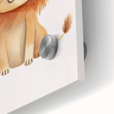 Cute Lion Nursery Wall Art - Baby Room Decor for Kids