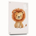 Cute Lion Nursery Wall Art - Baby Room Decor for Kids