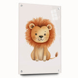 Cute Lion Nursery Wall Art - Baby Room Decor for Kids